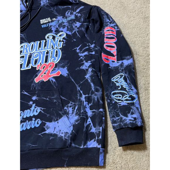 Rolling Loud Hoodie Mens XL All Over Graphic Toronto Canada Hip Hop Grunge - Picture 4 of 9